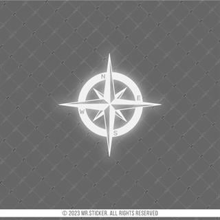 RFHLM272 Reflektif Pusula Etiketi Beyaz Renk