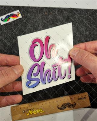 RFHLM282 Reflektif Oh Shit Yazılı Etiket