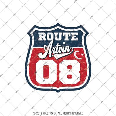 ROUP20 Route Artvin 08 Etiketi