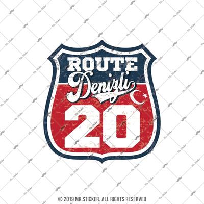 ROUP32 Route Denizli 20 Etiketi