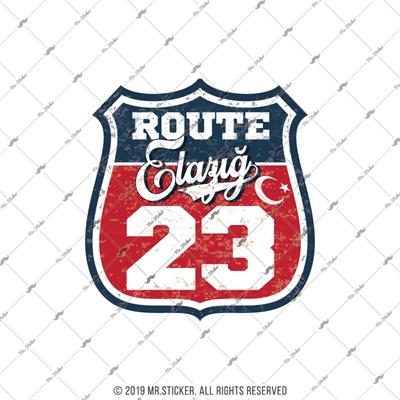 ROUP35 Route Elazığ 23 Etiketi