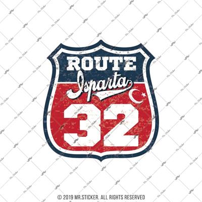 ROUP44 Route Isparta 32 Etiketi