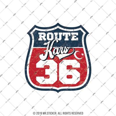 ROUP48 Route Kars 36 Etiketi