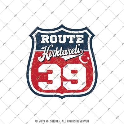 ROUP51 Route Kırklareli 39 Etiketi