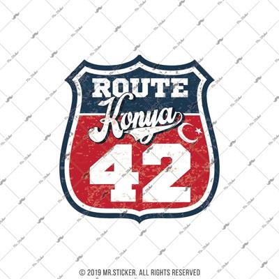 ROUP54 Route Konya 42 Etiketi