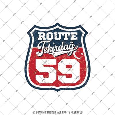 ROUP71 Route Tekirdağ 59 Etiketi