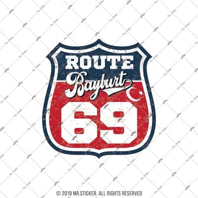 ROUP81 Route Bayburt 69 Etiketi