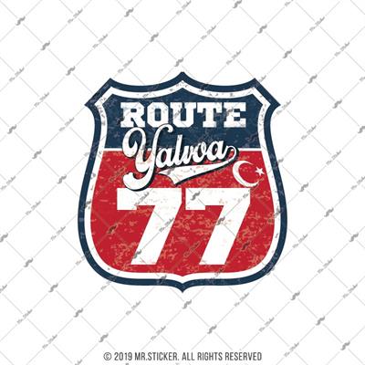 ROUP89 Route Yalova 77 Etiketi