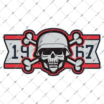 SKL1  Asker Kurukafa Etiketi