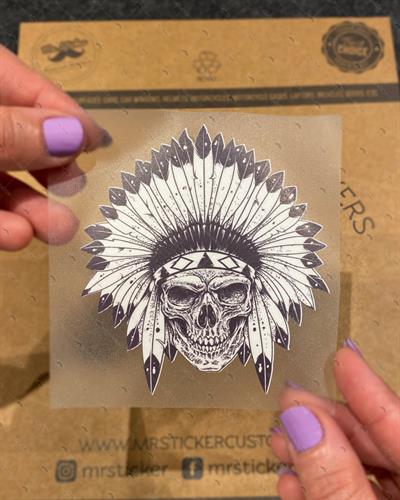 SKL10 Mohikan Kurukafa Etiketi