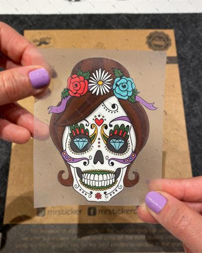 SKL3 Elmas Gozlu Kurukafa Etiketi