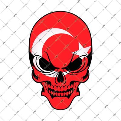 SKL32 Cilgin Turk Kurukafa Etiketi