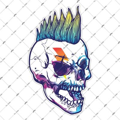 SKL44 Punk Kurukafa Etiketi