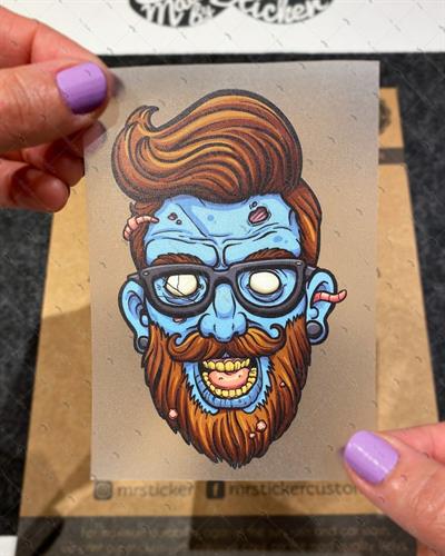 SKL50 Zombie Kafasi Etiketi