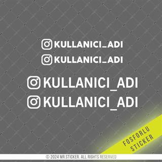 SMINS25 Fosforlu Beyaz Renk Instagram Seti 4 Parca Detay Kesim