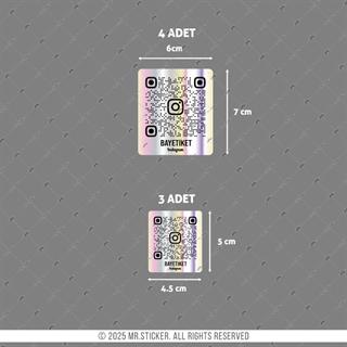 SMINS28 Hologram QR Instagram Seti 7 Parça