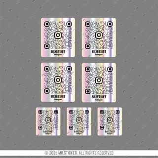 SMINS28 Hologram QR Instagram Seti 7 Parça