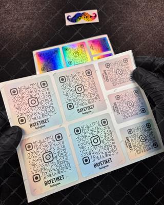 SMINS28 Hologram QR Instagram Seti 7 Parça