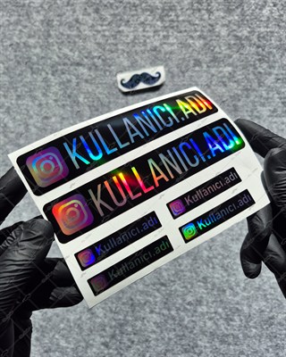 SMINS31 Hologram Instagram Seti  6 Parça