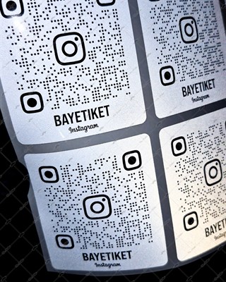 SMINS33 Reflektif QR Instagram Seti 7 Parça 