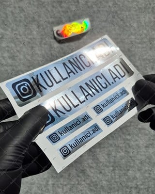 SMINS35 Platin Görünümlü Instagram Seti 6 Parça