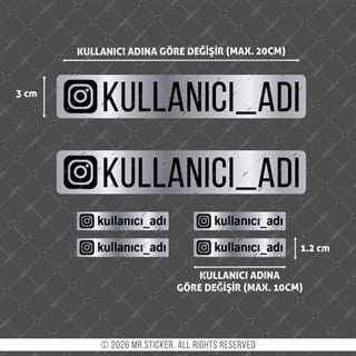 SMINS35 Platin Görünümlü Instagram Seti 6 Parça