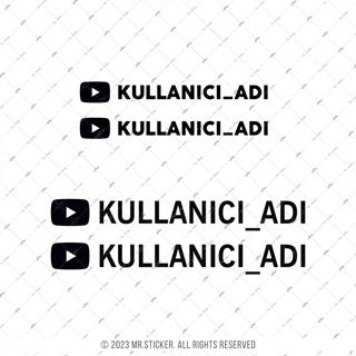 SMYTB24 Parlak Siyah Renk YouTube Seti 4 Parca Detay Kesim