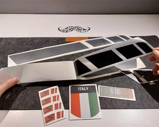 STS17 Italy Ozel Seri Vespa GTS250 GTS300 Uyumlu Yan Çıta Sticker Seti