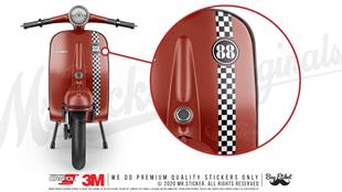 STS33 Kişiye Özel Numaralı Damalı Desenli Şerit