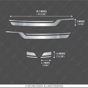 STS45C Chrome Edition Vespa GTS 250 GTS 300 Uyumlu Yan Cita Seti