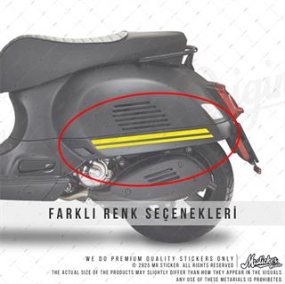 STS46 Vespa GTS 250 GTS 300 Uyumlu Yan Çıta Seti Renk Seçenekli