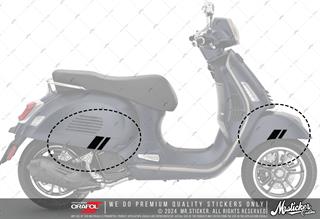 STS68 Reflektif Vespa GTS Super Tech Uyumlu Yan Çita Seti