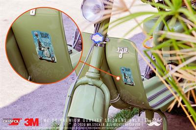 VSP16 Scooter Suren Kadin Etiketi