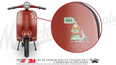 VSP19 Vespa Macera Etiketi