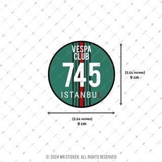 VSP20 Vespa Istanbul Club Etiketi