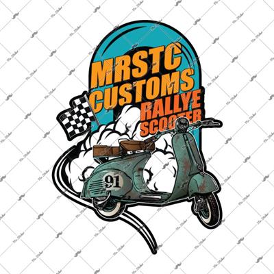 VSP26 Rally Scooter Etiketi