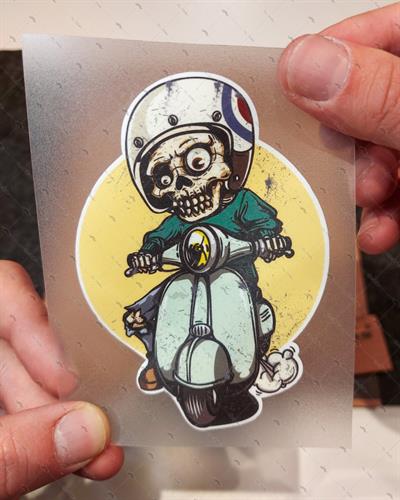 VSP30 Zombi Scooter Etiketi