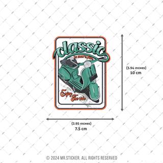 VSP40 Classic Scooter Etiketi