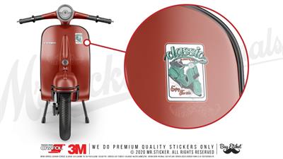 VSP40 Classic Scooter Etiketi