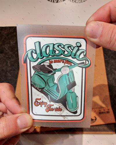 VSP40 Classic Scooter Etiketi