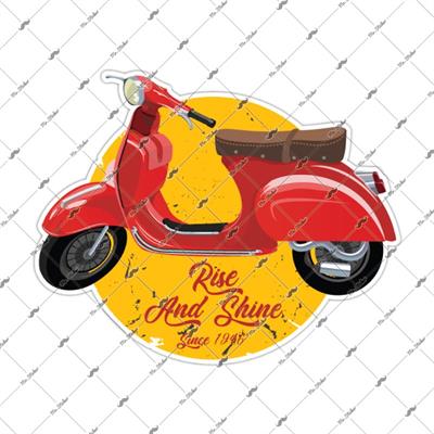 VSP42 Kirmizi Scooter Etiketi