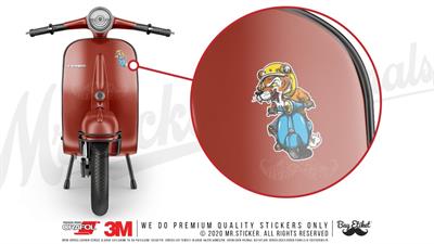 VSP45 Scooter Suren Kaplan Etiketi