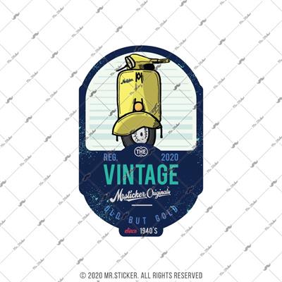 VSP52 Vintage Yazili Etiket