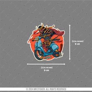 VSP55 Scooterli Samuray Etiketi