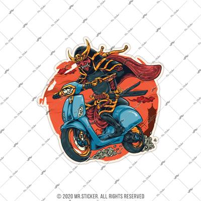 VSP55 Scooterli Samuray Etiketi