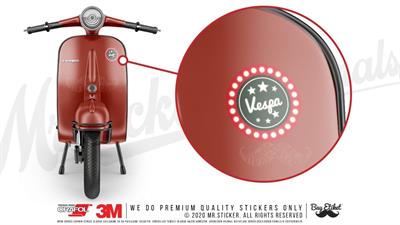 VSP8 Vespa Isikli Tabela Etiketi