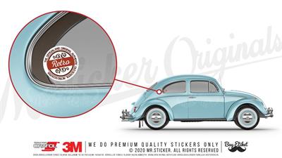 VTR2 Retro Yazili Etiket