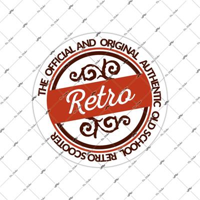 VTR2 Retro Yazili Etiket