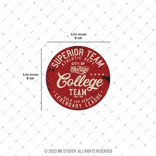 VTR26 Collage Team Yazılı Etiket