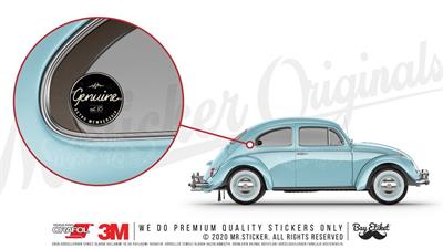 VTR6 Gercek Retro Yazili Etiket